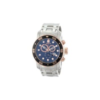 Invicta MEN'S Pro Diver Chronograph Stainless Steel Blue Dial Watch 80038
