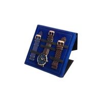Akribos Xxiv MEN'S Leather Blue Dial Watch AK1104RGBU-S