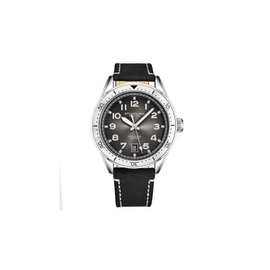 Stuhrling Original MEN'S Monaco Leather Black Dial Watch M13669