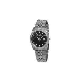 Mathey-Tissot MEN'S Mathy II Stainless Steel Black Dial Watch H710AN
