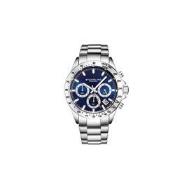 Stuhrling Original MEN'S Monaco Chronograph Stainless Steel Blue Dial Watch M15964