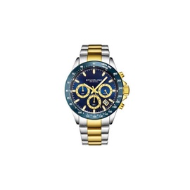 Stuhrling Original MEN'S Monaco Chronograph Stainless Steel Blue Dial Watch M15971
