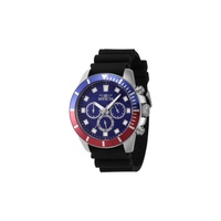 Invicta MEN'S Pro Diver Chronograph Silicone Blue Dial Watch 46080