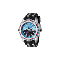 Invicta MEN'S MLB Silicone and Stainless Steel Red and Blue and Black Dial Watch 43273