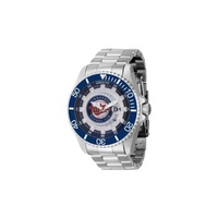 Invicta MEN'S MLB Stainless Steel Red and Silver and White and Blue Dial Watch 43470