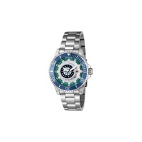 Invicta MEN'S MLB Stainless Steel Green and Orange and Silver and White and Blue Dial Watch 43478
