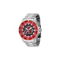 Invicta MEN'S MLB Stainless Steel Ivory and Red and White and Black Dial Watch 43454