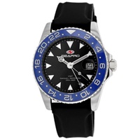 Seapro MEN'S Agent Rubber Black Dial Watch SP0122