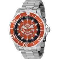 Invicta MEN'S NFL Stainless Steel Orange Dial Watch 42125