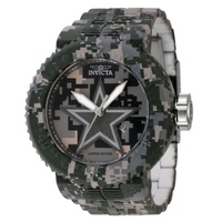 Invicta MEN'S NFL Stainless Steel CA모우 MOUFLAGE Dial Watch 45092