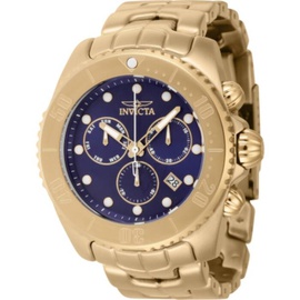 Invicta MEN'S Specialty Chronograph Stainless Steel Blue Dial Watch 44663
