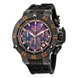 Invicta MEN'S Subaqua Chronograph Silicone Oyster Mother of Pearl Dial Watch 22921
