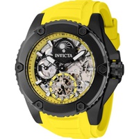 Invicta MEN'S Akula Silicone Yellow and Black Dial Watch 42769