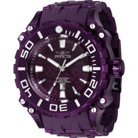 Invicta MEN'S Sea Spider Polyurethane Purple Dial Watch 43178
