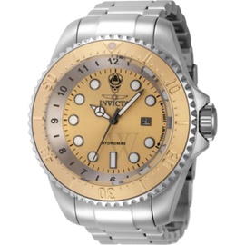Invicta MEN'S Hydromax Stainless Steel Gold-tone Dial Watch 44746