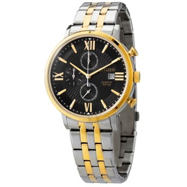 Citizen MEN'S Chronograph Stainless Steel Black Dial Watch AN3616-75E
