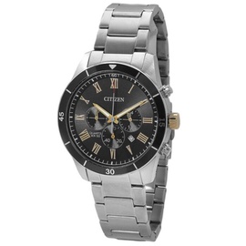 Citizen MEN'S Chronograph Stainless Steel Black Dial Watch AN8168-51H