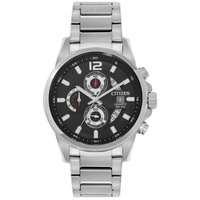 Citizen MEN'S Chronograph Stainless Steel Black Dial Watch AN3690-56E