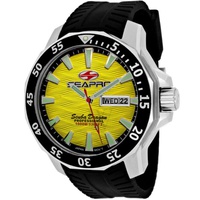 Seapro MEN'S Scuba Dragon Diver Limited 에디트 Edition 1000 Meters Silicone Yellow Dial Watch SP8313