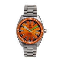 Shield MEN'S Nitrox Stainless Steel Orange Dial Watch SLDSH114-2
