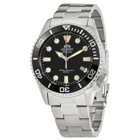 Orient MEN'S Stainless Steel Black Dial Watch RA-AC0K01B00C