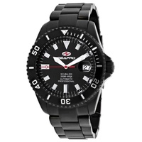 Seapro MEN'S Scuba 200 Stainless Steel Black Dial Watch SP4328