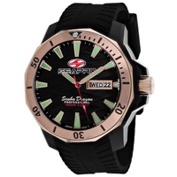 Seapro MEN'S Scuba Dragon Diver Limited 에디트 Edition 1000 Meters Silicone Black Dial Watch SP8323