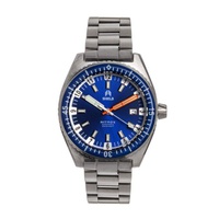 Shield MEN'S Nitrox Stainless Steel Blue Dial Watch SLDSH114-3
