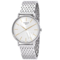 Tissot MEN'S Everytime Stainless Steel White Dial Watch T143.410.11.011.01