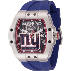 Invicta MEN'S NFL Silicone Transparent and Red Dial Watch 45060
