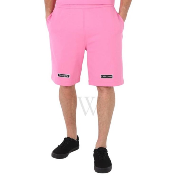 버버리 버버리 Burberry MEN'S Bubblegum Pink Jersey Shorts 8042909