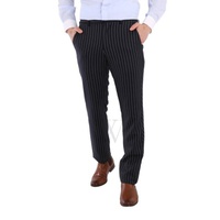 버버리 Burberry MEN'S Pinstriped Tailored Wool Trousers 4549056