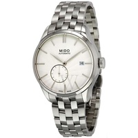 Mido MEN'S Belluna II Stainless Steel Silver Dial Watch M0244281103100