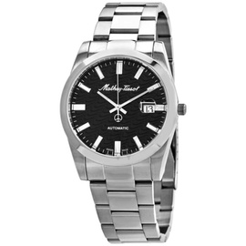 Mathey-Tissot MEN'S Mathy I Stainless Steel Black Dial Watch H1450ATAN