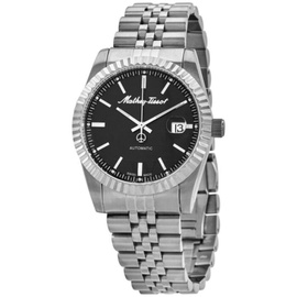 Mathey-Tissot MEN'S Mathy III Stainless Steel Black Dial Watch H1810ATAN