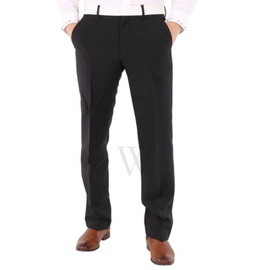 버버리 Burberry MEN'S Black Straight-Leg Tailored Trousers 4559188