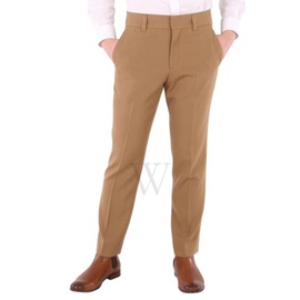 버버리 Burberry MEN'S Fawn Grain De Poudre Wool Tailored Trousers 4565248