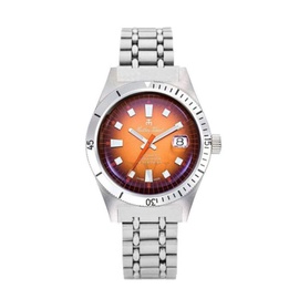 Mathey-Tissot MEN'S Mergulhador Stainless Steel Orange Dial Watch MRG3