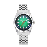 Mathey-Tissot MEN'S Mergulhador Stainless Steel Green Dial Watch MRG2