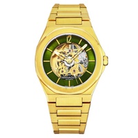 Manager MEN'S Open mind Stainless Steel Green Dial Watch MAN-RO-12-GM