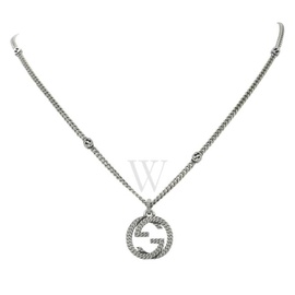 구찌 Gucci MEN'S 925-Sterling Sterling Necklace Size 20 inches YBB678651001
