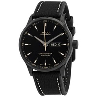 Mido MEN'S Multifort Chronometer 1 Fabric Black Dial Watch M0384313705100