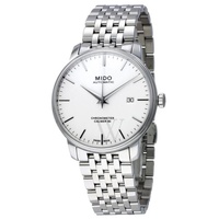 Mido MEN'S Baroncelli III Stainless Steel White Dial M0274081101100