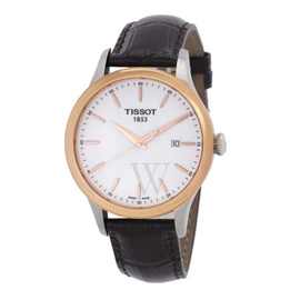 Tissot MEN'S Couturier Leather White Dial Watch T912.410.46.011.00