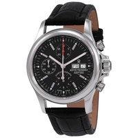 Revue Thommen MEN'S Airspeed Chronograph Leather Black Dial 17081.6534
