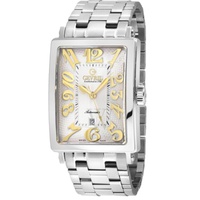 Gevril MEN'S Avenue of Americas Stainless Steel White Dial Watch 15005B