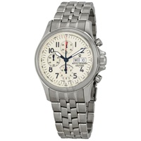 Revue Thommen MEN'S Airspeed Pilot Chronograph Stainless Steel Cream Dial 17081.6138