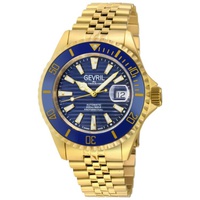 Gevril MEN'S Chambers Stainless Steel Blue Dial Watch 42604