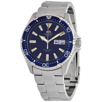 Orient MEN'S Kamasu Stainless Steel Blue Dial Watch RA-AA0002L19B