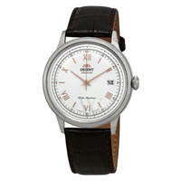 Orient MEN'S 2nd Generation Bambino Leather White Dial FAC00008W0